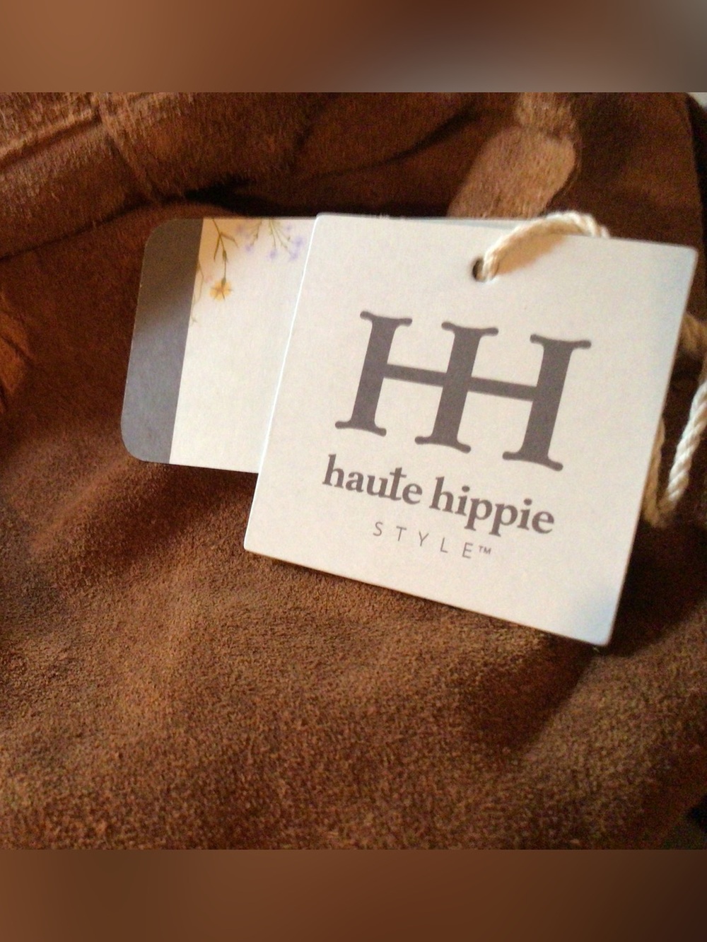 Haute Hippie / Chestnut Brown Slouchy Suede Festival Hobo Bag - NWT - Picture 8 of 14